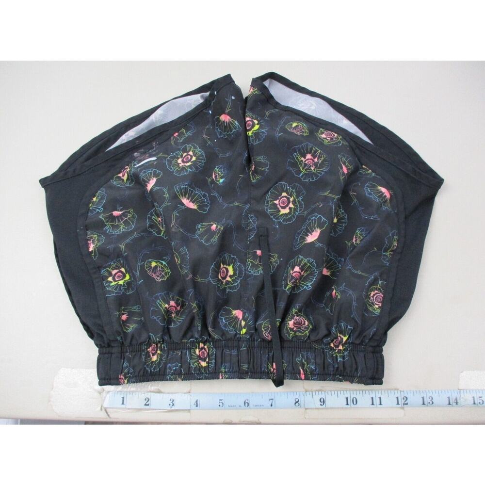 Nike Dri Fit Tempo Floral Print Running Shorts Womens XS Black Lined AH7124-011 - Picture 4 of 11